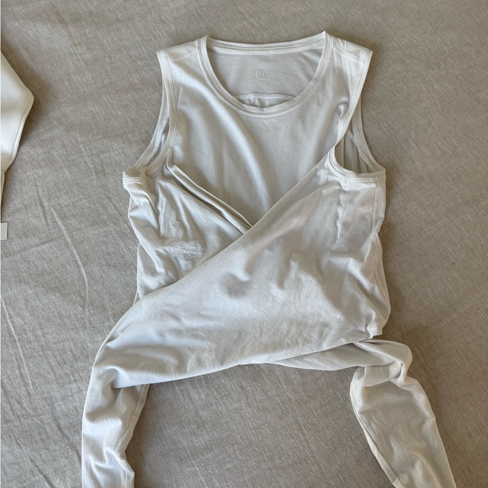 lululemon athletica White Tank Top